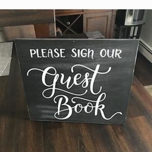 WEDDING GUESTBOOK SIGN